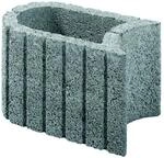 Kann Pflanzstein Mini Plus Grau 35 cm x 20 cm x 20 cm