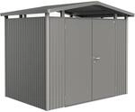 Biohort Metall-Ger&auml;tehaus Panorama Quarzgrau 4,6 m&sup2;