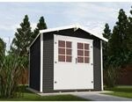 weka Gartenhaus 218 Gr.4, 28 mm, Satteldach mit wekaLine, anthrazit, DT