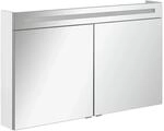 Fackelmann Spiegelschrank B.Clever Wei&szlig; 120 cm mit Softclose T&uuml;ren