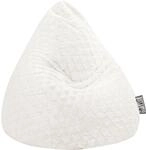 Sitting Point Sitzsack BeanBag Fluffy 220, Wei&szlig; Herz-Muster