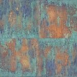 Bricoflor Patina Tapete Blau Braun Industrial Vliestapete in Rostoptik Ideal...