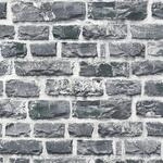 Bricoflor Steintapete in anthrazit 3D Tapete in Steinoptik Ideal f&uuml;r K&uuml;che und
