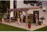 Skan Holz Terrassen&uuml;berdachung Ravenna 434 cm x 250 cm Douglasie