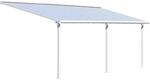 Palram - Canopia Olympia 3 x 7.3 Terrassen&uuml;berdachung Wei&szlig; klar