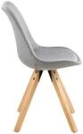 ebuy24 Dima Esszimmerstuhl Stoff Grau