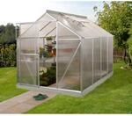 Vitavia Gew&auml;chshaus Triton 5000 Aluminium Eloxiert 5 m&sup2; inkl. Fundament