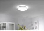 Just Light. LED-Deckenleuchte Jupiter Wei&szlig; &Oslash; 35 cm
