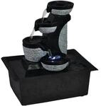 vidaXL Zimmerbrunnen mit LED Polyresin LED-Leuchte