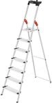 Hailo Alu-Haushaltsleiter XXL L80 Comfortline 7-stufig