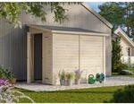 Palmako Mia Holz-Gartenhaus Natur Pultdach Unbehandelt 222 cm x 165 cm