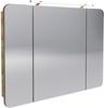 Fackelmann Spiegelschrank Einzelartikel Asteiche 110 cm mit Softclose Türen