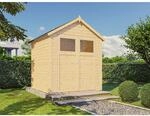 Bertilo Holz-Gartenhaus Sylt 2 natur Satteldach Unbehandelt 202 cm x 192 cm