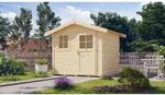 Gartenhaus 123 Gr.1 Satteldach Natur 28 mm