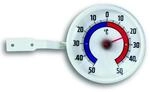 TFA Fenster-Thermometer mit Befestigungsmaterial Wei&szlig;