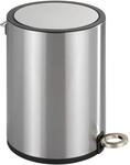 Wenko Kosmetikeimer Monza Easy Close 3 Liter Edelstahl Gl&auml;nzend