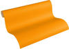 Bricoflor Orange Tapete für Kinderzimmer Einfarbige Vliestapete Ideal für...