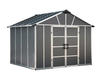 Palram - Canopia Kunststoff-Gerätehaus Yukon 3.3 x 2.7 Grau 9 m2