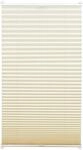 Gardinia EasyFix Thermo-Plissee mit 2 Bedienschienen 90 cm x 130 cm Elfenbein