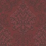 Bricoflor Rote Tapete mit Glitzer Barock Tapete in Weinrot Elegant Neobarock