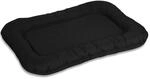 Knuffelwuff Hundebett Lucky Wasserfest In und Outdoor Nylongewebe L 70 x 46cm Schwarz