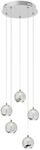 Lucande LED Pendelleuchte Hayley 9624369 Modern in Transparent aus Glas...