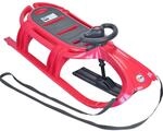 KHW Schlitten Snow Tiger de Luxe mit Lenkrad und Kufe Pink