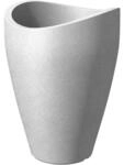 Scheurich Pflanzgef&auml;&szlig; Wave Globe High &Oslash; 30 cm x 40 cm Stony-Grey