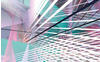 Komar Fototapete Vlies Space Grid Spring 400 x 250 cm