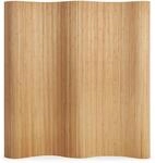 Homestyle4u Paravent Raumteiler in Braun 250x200 cm 302