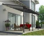 Palram - Canopia Terrassen&uuml;berdachung Feria Anthrazit 4x4.2