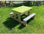 Wendi Toys Sand & Wasser Picknick Tisch inkl. B&auml;nken 50 cm x 100 cm x 80 cm...