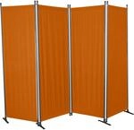 Angerer Paravent 4-tlg. Swingtex Terracotta