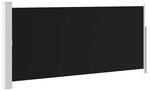 vidaXL Ausziehbare Seitenmarkise 140x300 cm Schwarz 45353