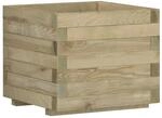 vidaXL Hochbeet 50x50x40 cm Holz Quadratisch 41659