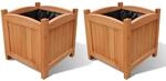 vidaXL Holz-Hochbeet 30x30x30 cm 2 Stk 41301