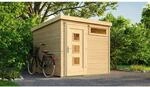 Weka Holz-Gartenhaus WekaLine Flachdach Unbehandelt 308 cm x 313 cm