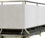 Sol Royal SolVision HB2 Balkonumspannung 90x500cm Wei&szlig; Polyethylen