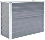 vidaXL Garten-Hochbeet Verzinkter Stahl 100x40x77 cm Grau 44852