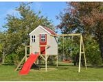 Wendi Toys Kinderspielhaus Elefant Spielturm inkl. Veranda & Rutsche 242 cm x 35
