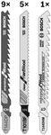 Bosch Stichs&auml;geblatt-Set Holz 15er-Pack