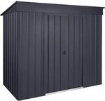 Globel Metall-Ger&auml;tehaus Skillion 84 B x T: 234 cm x 113 cm Anthrazit