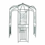 vidaXL Rosenpavillon 250 cm Dunkelgr&uuml;n