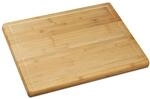Relaxdays Schneidebrett Bambus Natur Mit Saftrille Rutschfest 2 cm x 56,5 cm x 50 cm