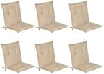 Beautissu Loft NL Niederlehner 100x50x6cm Natur 6tlg