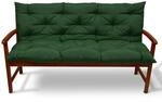 Beautissu Flair BR Bankauflage 180x50cm Dunkelgr&uuml;n