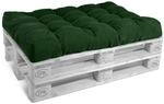 Beautissu ECO Style Palettenkissen Sitz 120x80x15cm Dunkelgr&uuml;n