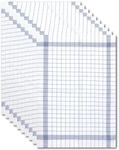 Dyckhoff Geschirrtuchset Karo Blau 50 x 70 cm 10-tlg.