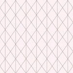 Bricoflor Rosegold Tapete Geometrisch Scandinavian Tapete mit Rauten Muster...