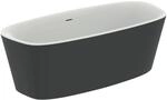 Ideal Standard Oval-Badewanne Dea freistehend 180 cm x 80 cm Schwarz Matt